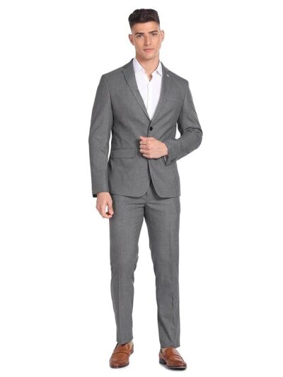 Arrow Men's Polyester Single Breasted Business Suit Pants Set